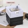 Joyero transparente con película de PE, caja de suspensión antioxidante para guardar pulseras y collares, expositor de joyas, caja de embalaje