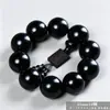 Cuentas de Buda de ébano africano antiguo, exquisita pulsera de sándalo púrpura, ébano 108 pulsera de pareja para hombres y mujeres, joyería para llevar