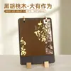 Calendário de Mesa de Madeira Ano do Carneiro 2027 Personalizado Criativo Porta-Caneta de Check-in Diário Calendário Mensal Suporte de Madeira para Mesa de Escritório Calendário Semanal