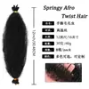 Cabelo Trançado African Dreadlocks 12 polegadas 16 polegadas Rasgado à Mão Cabelo Enrolado de Lagarta Enrolado African Curl Twist