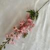 2 Garfos Jacinto Europeu simulação delphinium salão de casamento guia de estrada flor decorativa simulação Jacinto flor de seda arranjo de flores