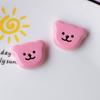 Venda quente bonito rosa coelho urso buraco sapatos diy acessórios material fabricantes atacado pj984