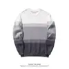 Suéter de cuello redondo con bloques de color estilo japonés, prenda de punto para hombre, nueva colección otoño/invierno 2006, jersey, capa interior para hombre, camiseta base