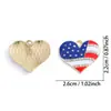 Día de la Independencia Americana Colgante de Aleación con Goteo de Aceite y Pedrería Accesorios de Joyería DIY Colgante para Collar Llavero Cruz Colgante Venta Caliente Transfronteriza