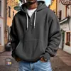 Sitio Web Independiente Transfronterizo Moda Masculina Nueva Más Vendido Bolsillo Múltiple Cremallera Nueva Sudadera Comercio Exterior Sudadera de Moda Serie NFL