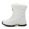 Botas rusas resistentes al frío cuidadosamente seleccionadas, Botas de nieve de plumón del noreste, Botas de algodón con cremallera gruesa de terciopelo para hombre, Antideslizantes