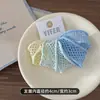 Elástico de Cabelo Elegante com Máscara Vazada para Mulheres, Estilo Coreano Alta Elasticidade Borracha Durável Corda para Rabo de Cavalo Baixo Coque Acessório de Cabelo