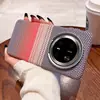 Adecuado para Funda de Teléfono Móvil Huawei Mate70Pro+, Diseño de Atardecer y Amanecer, Cubierta Protectora Magnética Anti-Caídas con Patrón de Fibra de Carbono para Mate80