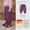 Pantalones de forro polar Jerry para bebé niña, nueva colección otoño 2026, pantalones jogger para niños, estilo grueso, para niñas y bebés, ropa de otoño