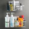 Una generación de estante de baño de acero inoxidable 304 sin clavos, estante de almacenamiento para baño y cocina montado en la pared sin perforaciones