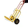 Carro de Mano Engrosado, Carro de Carga Pesada, Carro Portador de Carga, Remolque, Carro de Mano, Carrito Pequeño, para Mover y Transportar Mercancías, de Dos Ruedas Reforzado