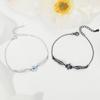 Pulsera Original Ala de Estrella para Mujer Plata de Ley 925 Diseño de Nicho Distintivo Ins Pulsera de Alas de Estrella Pulsera de Verano Versátil