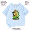 Nueva Planta vs. Ropa Infantil de Zombis Dibujos Animados Moda Guapo Versátil Niños Otoño e Invierno Camiseta de Manga Corta Moderna 6