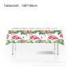 Vajilla de Fiesta de Flamenco Hawaiano Suministros de Decoración Tema Tropical Luau Cumpleaños de Niña Vaso de Papel Set Papel