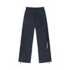 Calças impermeáveis de outono e inverno, calças de trabalho masculinas da moda para atividades ao ar livre, corte reto solto, calças casuais grossas