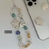 Corrente de Celular de Concha de Pérola Estrela Feita em Casa Corrente de Verão Cordão Pingente de Câmera CCD Feito à Mão Contas DIY