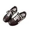 Zapatos de entrenamiento alemanes retro con cordones de cuero genuino para mujer, nueva colección otoño/invierno 2026, zapatillas casuales, estilo Forrest Gump