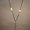 Cordón para Colgante de Jade Hetian de Alta Gama, Cordón de Collar Tejido a Mano, Cordón para Collar de Colgante de Jade, Cordón con Hebilla de Paz para Hombres y Mujeres
