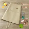 Medio Mandil Corto Impermeable para Meseros, Tiendas de Té de Leche, Restaurantes de Hot Pot y Ropa de Trabajo para Cafetería y Panadería