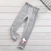 Calça Legging com Estampa de Gatinha KT para Crianças Calças Casuais Infantis Calças para Meninas Calças de Bebê Podem ser Usadas ao Ar Livre Venda por Atacado