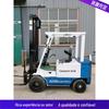 Empilhadeira elétrica de quatro rodas tipo carro, caminhão de transporte logístico, empilhadeira elétrica