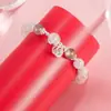 Pulseira de Cristal Feminina Olho de Gato Branco Pedra da Lua Cinza Temperamento Oca Bola Exquisita Doce Presente para Melhor Amiga Moda Versátil
