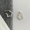 Brincos de Estrela de Cinco Pontas com Design de Nicho, Presilhas de Orelha tipo Disco de Espiral para Mosquitos, Cool, High-End, Versátil, Brincos Personalizados, Brincos para Mulheres