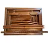 Grande Cadeira Zen de Madeira Maciça para Meditação Sentada Cruzada, Cadeira Mestra Estilo Zen, Cadeira de Meditação de Madeira Branca sem Acabamento, Nova Cadeira de Chá de Madeira de Olmo Antigo Estilo Chinês