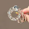 Broche de Corona de Flores de Cristal para Mujer, Accesorios de Ropa de Lujo Ligero, Adornos para Ropa, Hebilla de Cinturón, Pin, Joyería, Ramillete, Hebilla de Cinturón