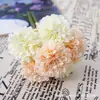 Venta especial de liquidación: 6 Margaritas Mini Hechas a Mano, Crisantemos Bola, Flores Artificiales, Flores Falsas, Materiales para Decoración del Hogar