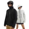 Ropa de Montañismo para Exteriores para Hombres y Mujeres, Sello Térmico Completo, Estilo Igual a Niaojia, Chaqueta de Plumas Popular a Prueba de Tres Elementos, Chaqueta Rígida con Capucha