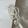 Accesorio para el Cabello de Nota Musical Minimalista y Artístico Estilo Ins para Mujeres, Nuevo Pinza de Tiburón de Moda para Recogidos en la Parte Trasera de la Cabeza
