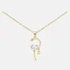 Collar de Borlas Gato Antiguo Estrella Luna Cadena Clavícula Mujeres Zirconita Meteoro Incrustada Estrella Luna Simple Temperamento Elegante