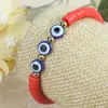 Pulseira Popular Olho de Diabo da Amazon com Contas de Cristal para Meninos e Meninas, Joia Mão da Sorte, Pulseira Trançada Ajustável