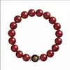 Pulsera de Arena Dorada Púrpura Cinabrio Ocho Santos Patronos Buda Nacimiento Cuentas de Transferencia Año de Nacimiento Pulseras para Hombres y Mujeres Venta al por Mayor Bajo Contenido