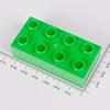 Compatible con partícula grande para Huimei cliente feliz 2 x 4 ladrillo grueso/8 agujeros plástico bloques de construcción de partícula grande accesorios a granel AliExpress