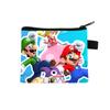 Bolsa de Monedas Popular Transfronteriza de Dibujos Animados de Mario, Mini Cartera para Estudiantes de Primaria, Bolsa de Almacenamiento Unisex, Linda y Divertida para Niños