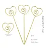 Portaflores en forma de corazón estilo coreano, portatarjetas en forma de estrella, tarjetero de metal, accesorios de decoración DIY para floristerías, materiales florales