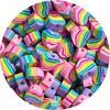 Rodajas de Arcilla Suave Multiestilo Cuentas Sueltas Materiales para Pulseras, Collares, Bolsas de Ropa, Accesorios de Joyería DIY