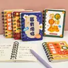 Cuaderno Espiralado Mini Cuaderno de Dibujos Portátil Lindo Bloc de Notas de Bolsillo Regalo para Estudiantes de Primaria