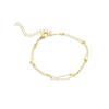 Pulsera de Grillete de Cuentas de Cobre Multicapa de Moda para Fotografía Callejera de Joyería Transfronteriza de Comercio Exterior Europeo y Americano de Doble Uso para Mujer Accesorios Superpuestos