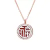Collar Difusor de Aromaterapia para Mujer, Colgante Hueco en Oro Rosa, Puede Contener Aceites Esenciales, Apertura y Cierre Magnéticos, Venta al por Mayor de Joyería