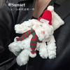 Producto nuevo orejera conejo almohadilla para cinturón de seguridad de coche anti-collar cinturón de seguridad infantil muñeco de peluche regalo de Navidad