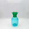 Comércio Exterior Sudeste Asiático Copo de Abacaxi Fofo Estilo Ins Coreano Copo de Água Copo com Canudo para Suco Bebida Fria 500ml Copo de Plástico de Frutas