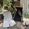 Pantalones Anchos con Lazo para Mujer, Pantalones de Encaje con Diseño Otoñal, Pantalones Deportivos Rectos, Pantalones Deportivos Casuales Sueltos de Princesa