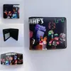 Carteira Dobrável Curta do Jogo Minecraft Steve Creeper Personalizada Criativa em Couro PU Carteira Masculina e Feminina