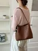 Bolso tote tejido vintage transfronterizo para mujer, nuevo modelo de verano 2026, bolso de mano, bolso de hombro para llevar debajo del brazo, bolso versátil para madre e hija