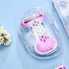 Aparelho de Barbear Feminino com Lâminas de Seis Camadas para Pelos das Axilas, Remoção de Pelos das Mãos e Pernas, Ferramenta para Depilação da Área Íntima
