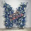 Decoração de Flores em Cascata Adereços de Casamento Salão de Banquetes de Hotel Arco Lunar Floral Borboleta de Ferro Paisagismo Display de Shopping
