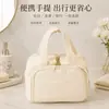 Bolsa de Maquiagem com Abertura Dupla Larga Grande Capacidade Compartimentada Alta Aparência Portátil Essencial de Viagem Feminina Bolsa de Armazenamento para Artigos de Higiene Pessoal Venda por Atacado